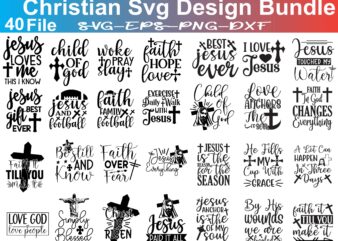 Christian Bundle SVG, Scripture Bundle, Waymaker SVG, Bible Verse Bundle, Cut Files for Cricut, Religious SVG, Jesus, God, Faith svg dxf t shirt vector file
