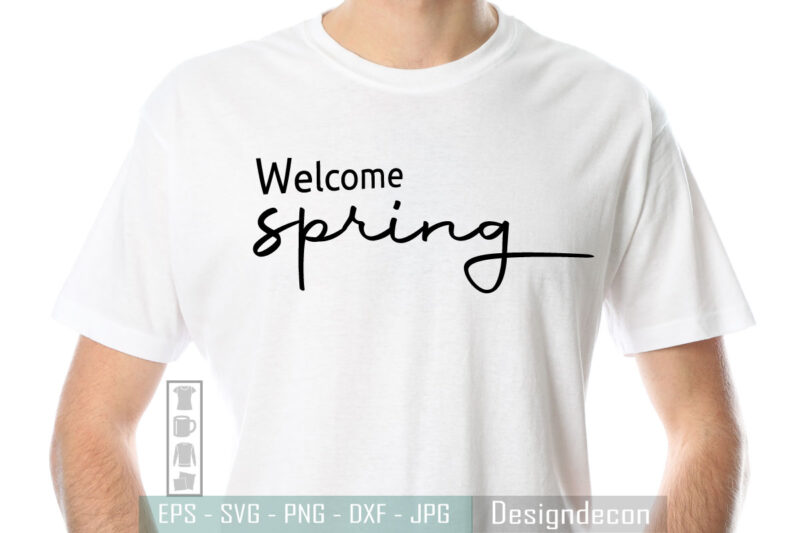 Spring Welcome Sign Set | T-shirt Design Bundle