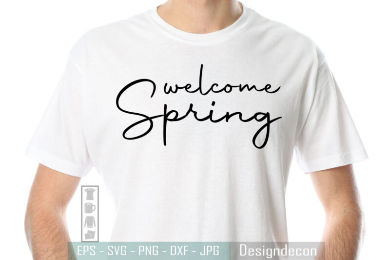 Spring Welcome Sign Set | T-shirt Design Bundle