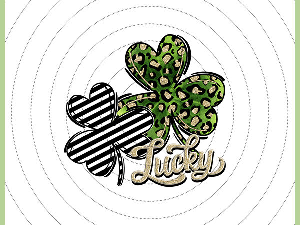 St patricks day sublimation png, st patricks day sublimation designs downloads, gold leopard lucky clover png, st. patrick’s day lucky png