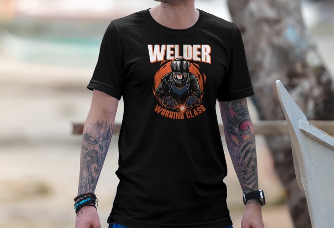 The Welder Tshirt Design