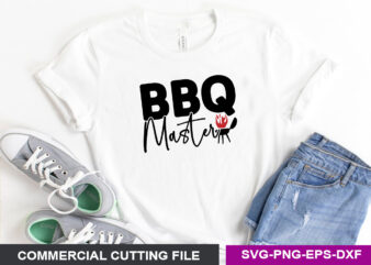 BBQ master SVG t shirt template