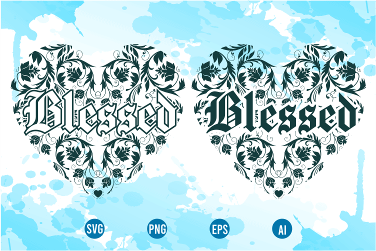 blessed svg, blessed quotes mandala svg, blessed t shirt designs graphic vector