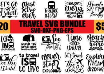 Travel svg bundle