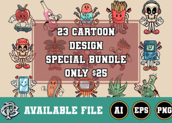 23 cartoon design special bundle