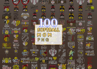 100 Softball Mom Png bundle , Hand Drawn PNG , Digital Download , Digital Artwork , Sports PNG , Softball Mama , sublimation design