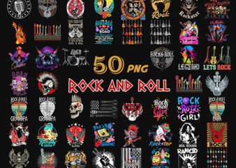 Bundle 50 Rock and roll PNG , Rock N Roll png , Rock Band Png , Rock Png , Rock star png ,Rock On Png , black rock ,digital PNG