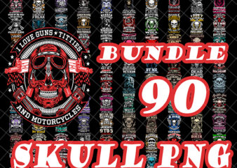 90 Skull Bundle png, 91 designs, digital, fife for cut, cricut, clipart, Skull png Tshirt