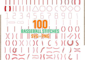 104 BASSEBALL STITCHES Svg, Png, Baseball stitches svg, Baseball laces svg files, Baseball stitches clipart