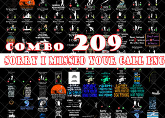 Combo 209 Sorry I Missed Your Call Png, Retro Vintage Missed Call Png, Missed Your Call Png, Tshirt Png