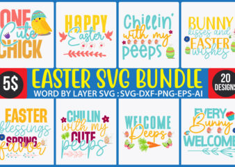 Easter Svg t-shirt design bundle