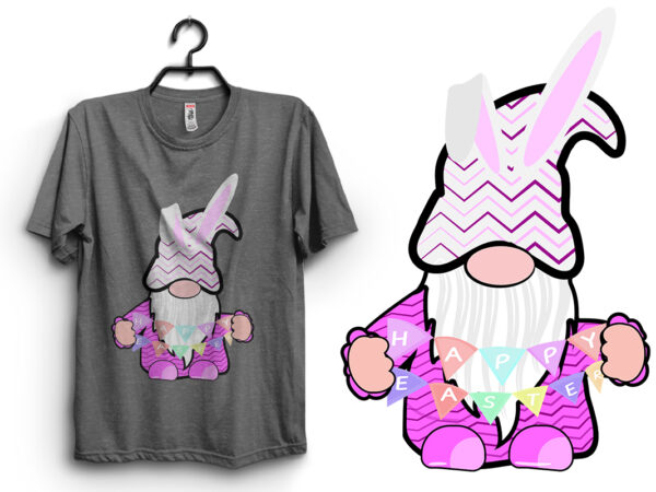Happy easter gnomes graphic t shirt