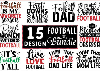 Football SVG Design Bundle