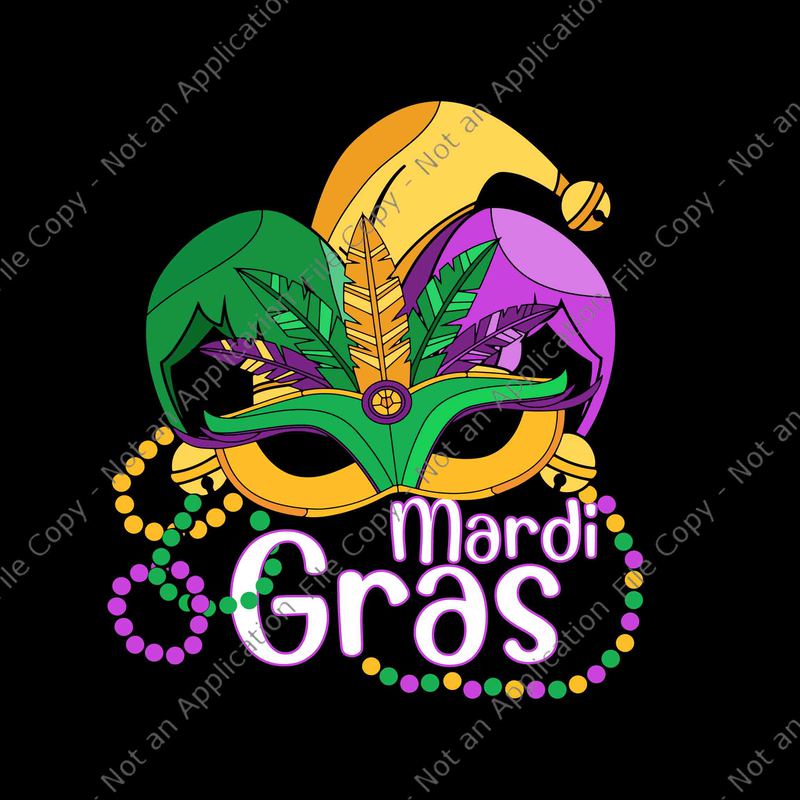 Mardi Gras T Shirt Mardi Gras 2022 Beads Mask Feathers T-Shirt 