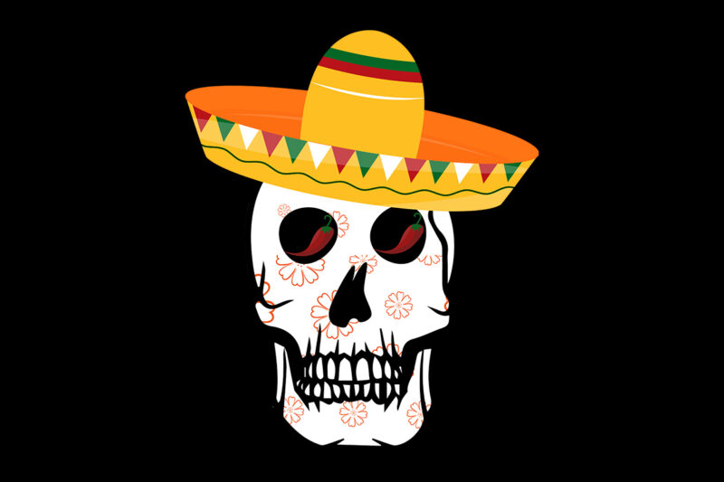 Cinco De Mayo Typography T-Shirt Design