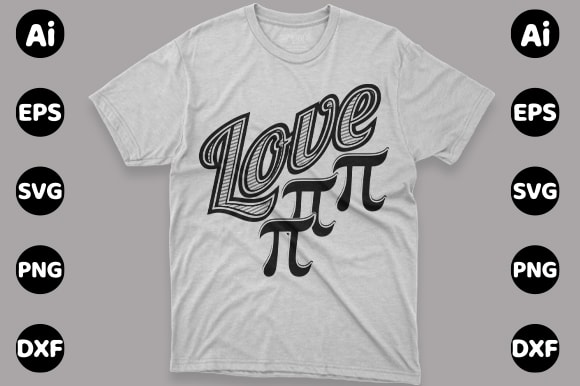 Pi day t-shirt design