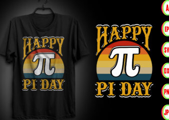 Pi Day Print Template t shirt illustration