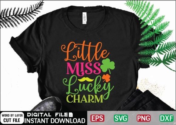 Little Miss Lucky Charm Svg Design 2022, clover, CraftsSvg30, cute, drinking, funny, Funny Irish, funny st patricks, green, Green St Patricks Day, happy st patricks, Happy St.Patrick's Day, ireland, irish,