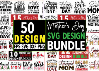 Mother’s Day 50 Design Bundle