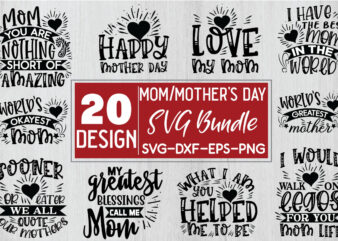 Mom/Mother’s Day SVG Bundle