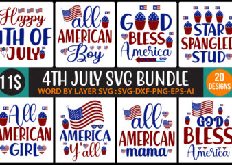 4Th July SVG Bundle vol.4