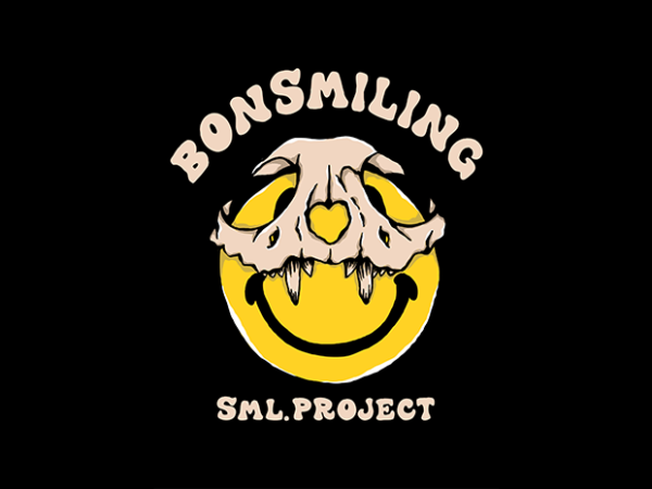 Bonsmile t-shirt design