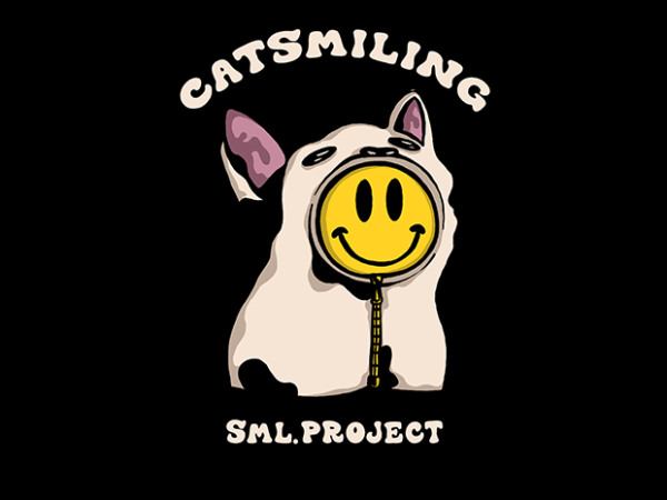 Catsmile t-shirt design