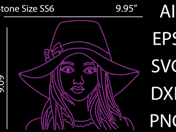 Printable rhinestone woman t-shirt design Printable rhinestone woman t-shirt design