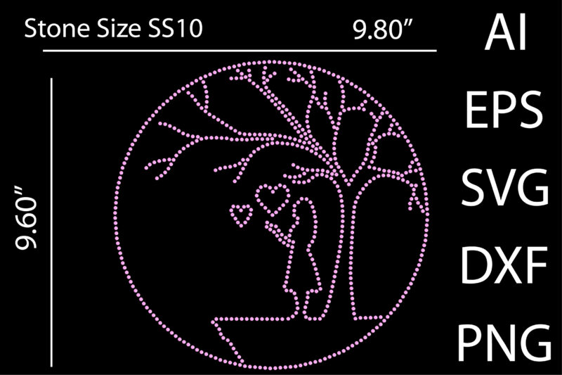 Valentine’s Day Rhinestone T-Shirt Design