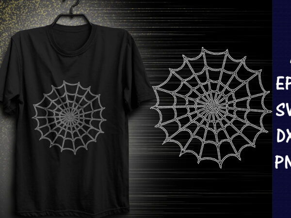 Spider rhinestone design