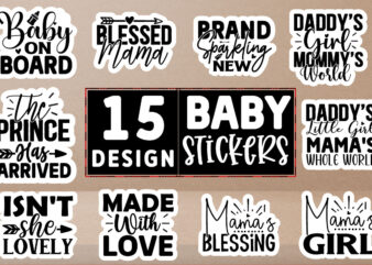Baby Sticker Design Bundle