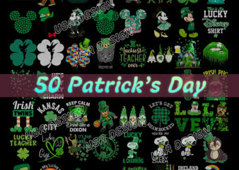 Patrick’s Day Bundle PNG, Bundle Patricks Day, Patricks Day Shirt, Irish Svg, Shamrock Svg, Patricks Gnome Svg, Png design, Sublimation, Silhouette