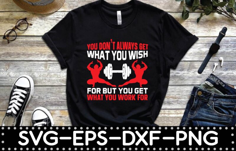 FITNESS T-SHIRT DESIGN BUNDLE