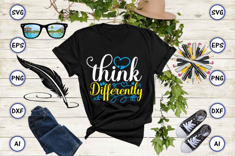 Autism Funny PNG & SVG Vector 20 t-shirt design bundle, and t-shirt Design for best sale t-shirt design, trending t-shirt design, vector illustration for commercial use