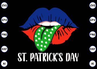ST. Patrick’s Day PNG & SVG Vector 20 T-Shirt Design Bundle png & SVG vector for print-ready t-shirts design, St. Patrick’s day SVG Design SVG eps, png files for cutting