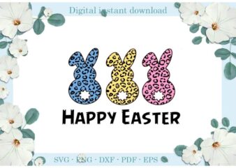 Happy Easter Bunny Gifts Diy Crafts Svg Files For Cricut, Silhouette Sublimation Files, Cameo Htv Print