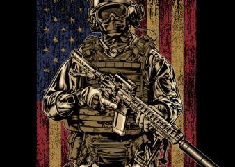 AMERICAN ARMY ILLUSTRATION GRAPHIC