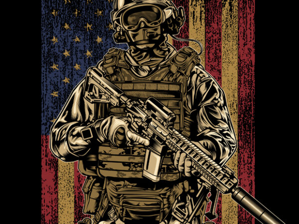 American army illustration graphic