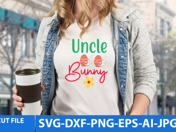Uncle bunny t shirt design,uncle bunny svg design