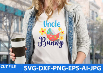 Uncle Bunny T Shirt Design