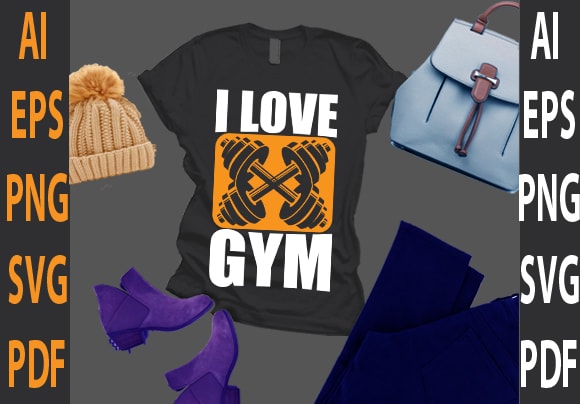 I love gym t shirt design for sale