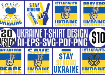 Ukraine T-shirt Design Bundle