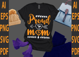 proud mom t shirt illustration