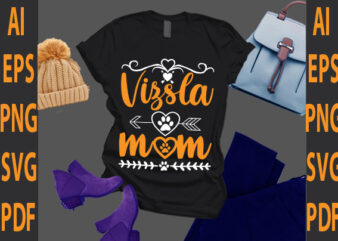 vizsla mom t shirt vector art