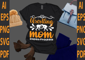 wrestling mom t shirt design for sale