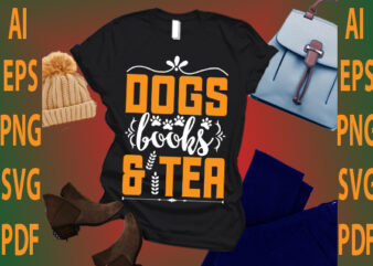 dogs books and tea