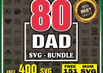 Bundle 80 Dad SVG, Fathers Day SVG, Father svg, Papa svg, Best Dad Ever svg, Grandpa svg, Family Svg Bundle, Instant Download 795217450