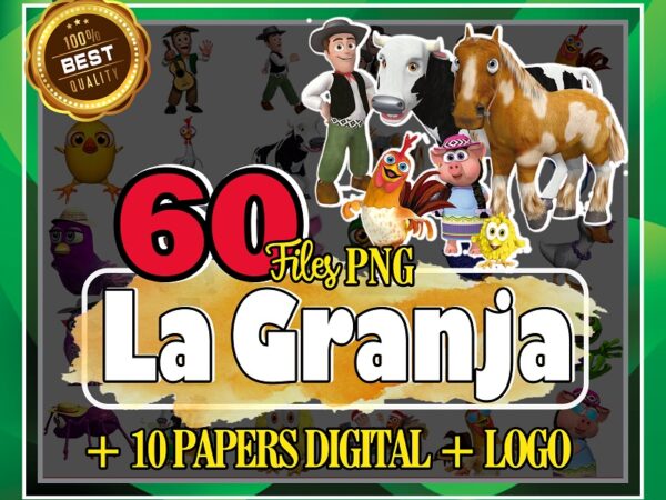 60 la granja de zenon png designs, la granja de zenon characters images jpg, font, alphabet, printable digital papers, png digital 864052938