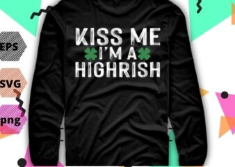 Kiss Me I’m Hyerish Irish Armenian T-shirt design svg, Kiss Me I’m A Realtor png, Patrick’s Day, irish leaf, funny,