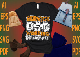 service dog working do not pet
